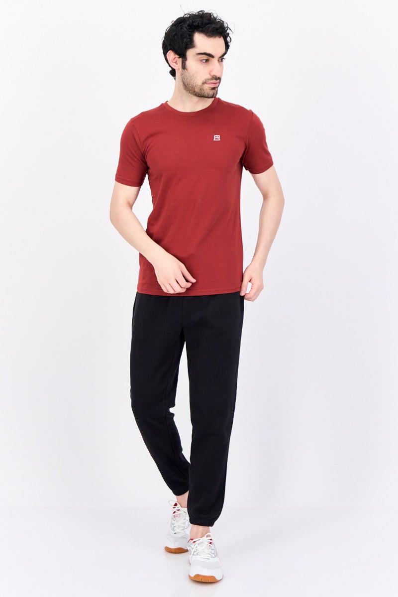 Avalanche Men Sportswear Fit Short Sleeves Outdoor T-shirt, Brown  - Image 3