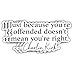 VOTANTA 3 Pcs 3 inch Just Because Youre Offended Doesnt Mean Youre Right Sticker Charlie Kirk Quote Stickers Freedom Patriotic Republican Gifts Decoration for Laptops Phones Water Bottles - Image 2