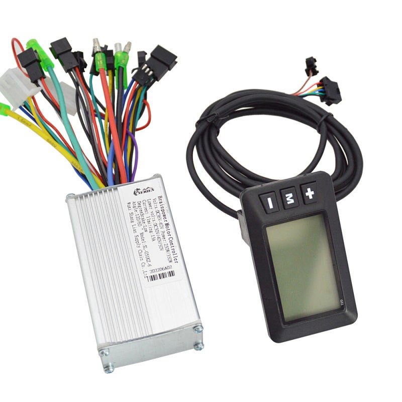 Ebike Motor Controller 36-60V LCD Display Speed Power Assist Mode - Total Mileage Fault Indication Scooter Motor Controller for Electric Bikes Scooters - Image 4