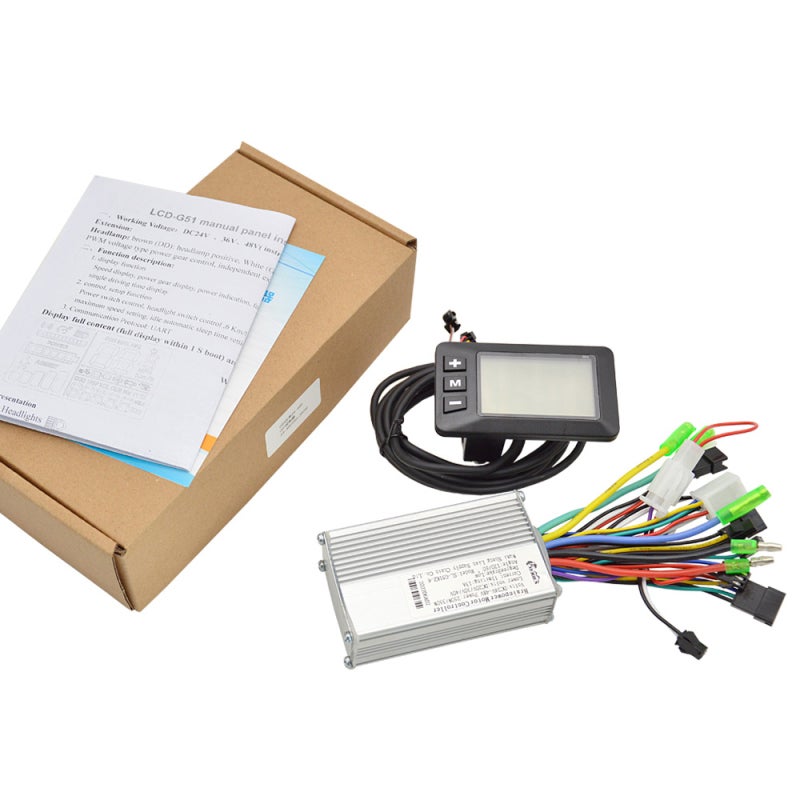 Ebike Motor Controller 36-60V LCD Display Speed Power Assist Mode - Total Mileage Fault Indication Scooter Motor Controller for Electric Bikes Scooters - Image 5