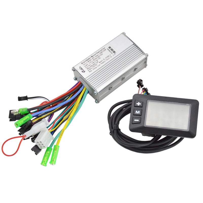 Ebike Motor Controller 36-60V LCD Display Speed Power Assist Mode - Total Mileage Fault Indication Scooter Motor Controller for Electric Bikes Scooters - Image 3