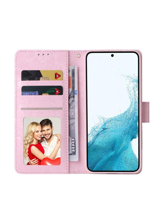 اس-توب جراب لهاتف Samsung Galaxy S22 مصنوع من الجلد بطبقة برونزية بتقنية RFID - Image 5