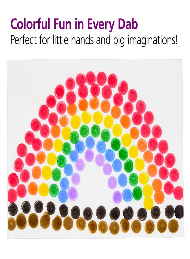 Colorations 8 Dot Markers, Dab Markers, Dot Markers, Dabber, Washable, Non Toxic, Art, Craft, Art Supplies, Coloring, Drawing, Preschool, Kids, Toddlers, Bingo Daubers, Dotters, Prime Color Markers for Kids, Home - Image 4