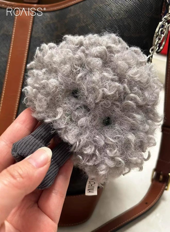 roaiss Travel Keychain Cloud Pendant Doll Cute Cloud Plush Toy Doll Holiday Gift Backpack Charm Accessory - Image 1