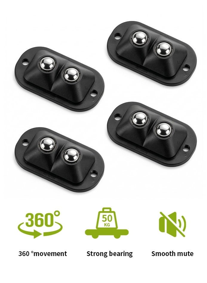 Heavy Duty Adjustable Movable Base for Washing Machine, Refrigerator & Wardrobe - 4 Pack, 360° Rotating Wheels, Up to 300kg Capacity, Shockproof & Height Increase - Image 1