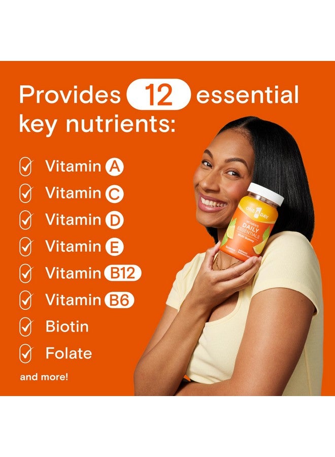 One A Day Women’s Daily Essentials Multivitamin Gummies, Multivitamin for Women, Zinc, Immune Support, Cool Lemonade Naturally Flavored, 120 Gummies - Image 3