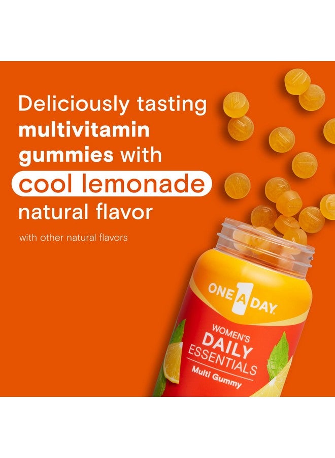 One A Day Women’s Daily Essentials Multivitamin Gummies, Multivitamin for Women, Zinc, Immune Support, Cool Lemonade Naturally Flavored, 120 Gummies - Image 5