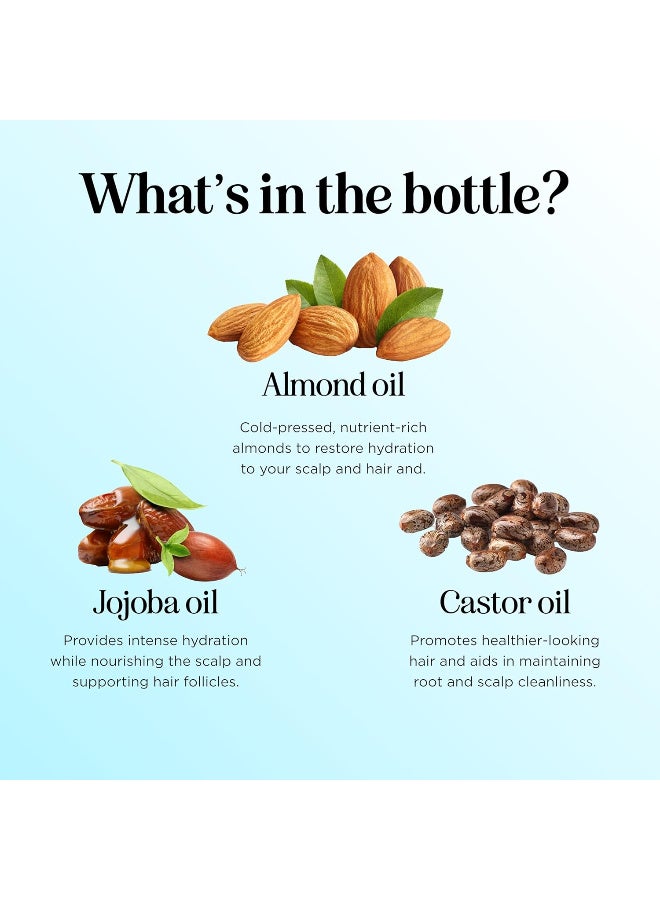 مايبل هوليستكس زيت شعر للشعر الجاف والتالف لتعزيز نمو الشعر - بخلاصة إكليل الجبل كثيف للنساء والرجال المجعد الرقيق والضعيف تركيبة نباتية لنمو مع الخروع الأسود الجامايكي من ميبل هوليستيكس - Image 3