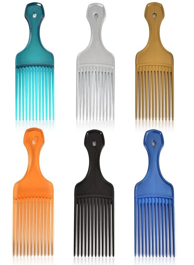 Pxiryanlow 1pc Random Color Salon-Style Hair Pick and Barber Comb, Pick Comb for Curly and Parting Care for Thick Quality Barber Supplies, Styling Tools and Appliances, Hair Combs - Image 1