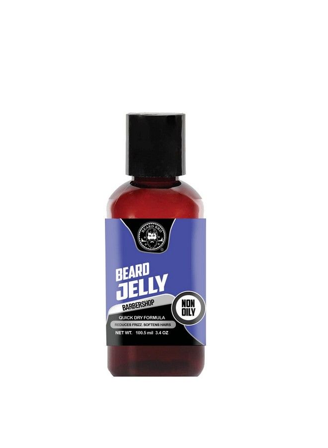 Beard Bro New Beard Jelly Non Oily Leave In Beard Conditioner And Softener 3.4 Ounce Travel Size Squeeze Bottle (Barbershop) - Image 2