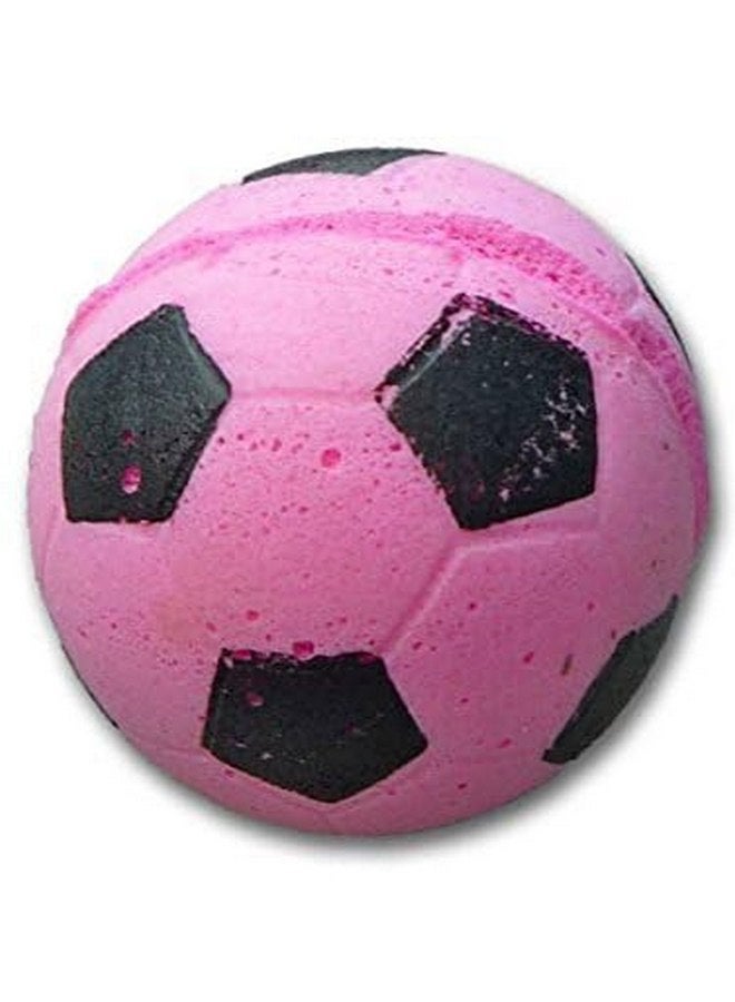 PETFAVORITES PETFAVORITES Cat Toy, Foam Sponge Soccer Ball (12 Pack), Interactive Pet Kitten Cat Exercise Toy Balls, Soft, Bouncy, Noise Free, Indoor, Pink, Yellow, Blue, Green  - Image 4