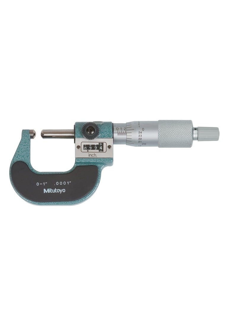 Mitutoyo Mitutoyo 295253 0  1 X 0001 Spherical Anvil and Spindle Digit Outside Micrometer Ratchet 