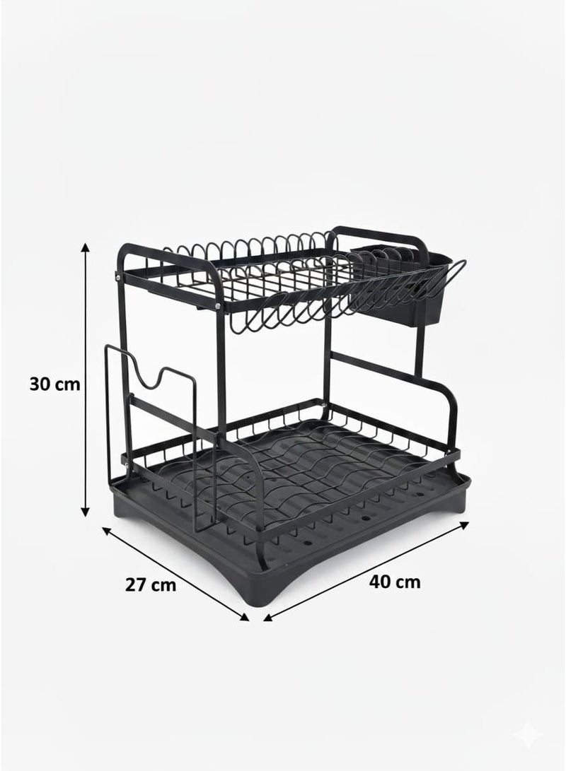 Spaceshoop Black Dish Drying Rack - Image 2