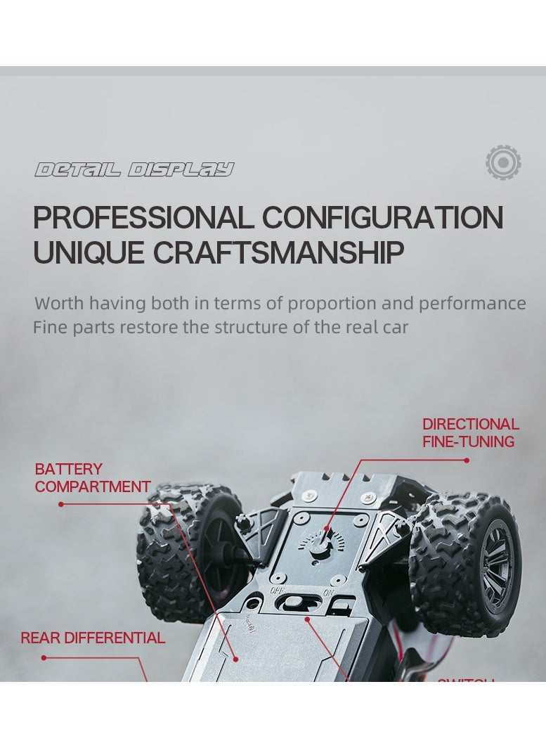 HFN - 2.4G Remote Control Cars With Headlights Off-road Vehicle High-speed SUV Boy Toy Car - Image 1