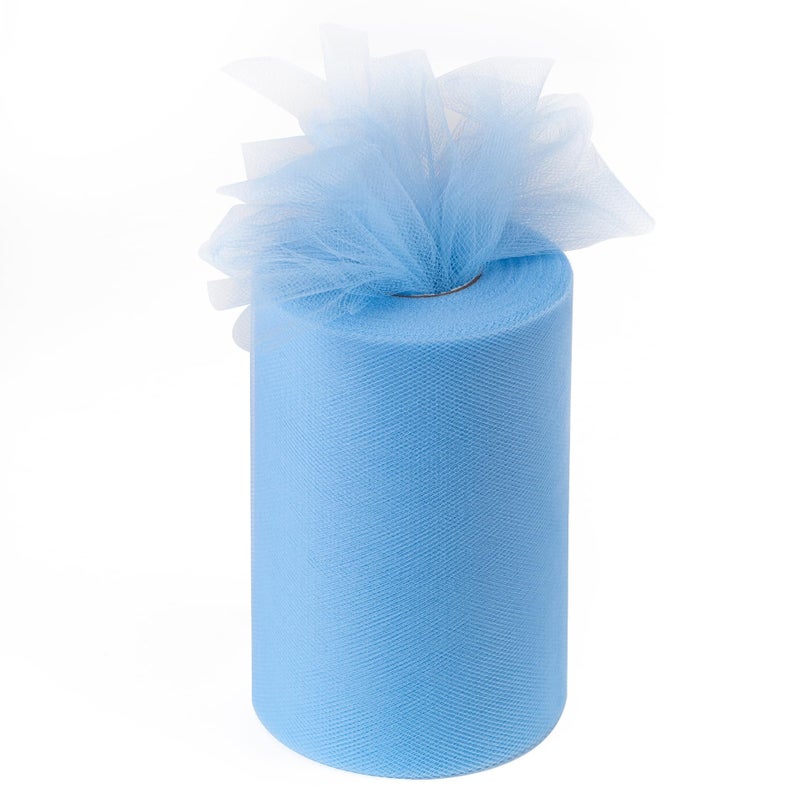 Aegero White Tulle Fabric Rolls 6 Inch by 100 Yards (300 feet) Tulle Roll Spool Fabric for DIY Tutu Skirt Baby Shower Birthday Party Wedding Decorations Christmas Craft Supplies (White) - Image 3