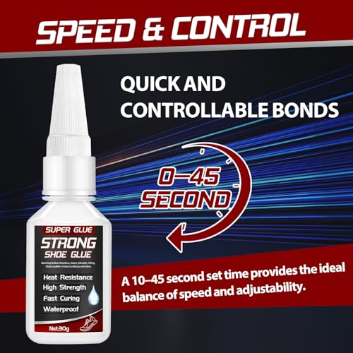Vigorder Shoe Glue 30g, Heavy Duty Shoe Glue Sole Repair for Boots, Sneakers, and Heels, Waterproof and Flexible Adhesive for Durable Repair - Image 4
