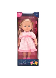 Elizabeth 14 inch Soft Doll Sleeping Eyes Outfit and Hair Accessories from Peterkin gift for kids of Age above 3 years - pzsku/Z893553D3837F1531A8E9Z/45/_/1732082633/ce24614a-af80-4c62-8ae3-ffcd81b9bd7f