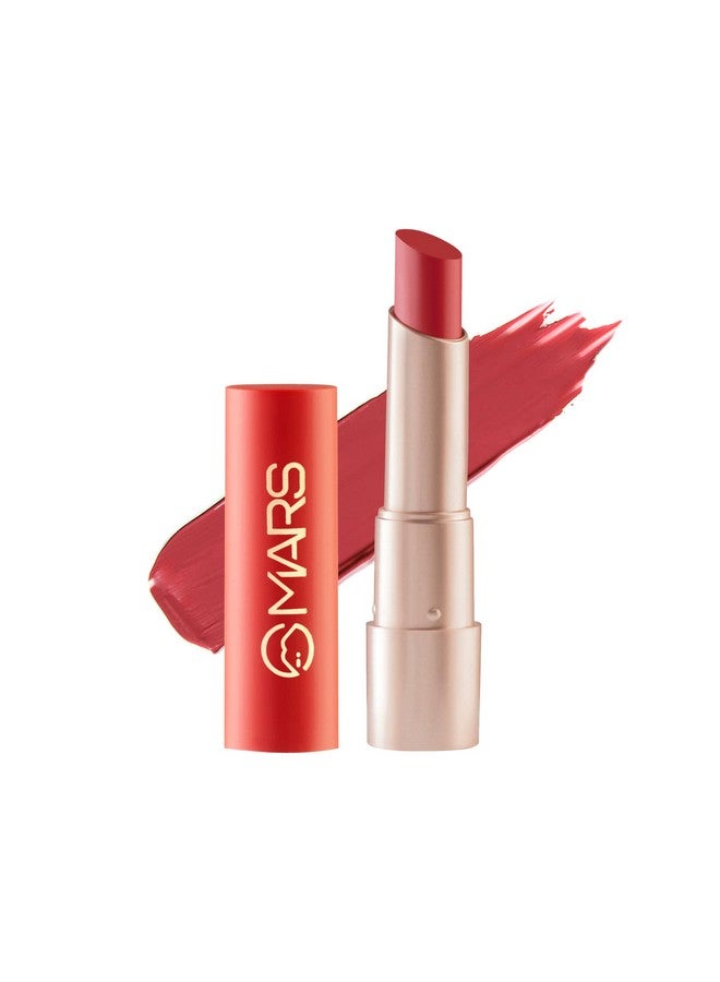مارس أحمر شفاه MARS Creamy Matte Long Lasting للنساء | أحمر شفاه كريمي | تطبيق بلمسة واحدة | ناعم وخفيف الوزن (3.2 جم) (03-Jazz It Up) - Image 1