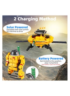 SYOSI Solar Robot Toy 6-in-1, STEM Educational Science Kits for Kids Age 8 9 10, Building Space Robotics Kit, Science&Play Mechanics, Birthday Gifts for 11 12 13 14 Year Old Boys Present Toys  - Image 3