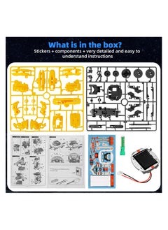 SYOSI Solar Robot Toy 6-in-1, STEM Educational Science Kits for Kids Age 8 9 10, Building Space Robotics Kit, Science&Play Mechanics, Birthday Gifts for 11 12 13 14 Year Old Boys Present Toys  - Image 4