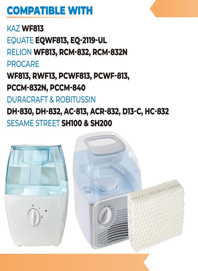 ANTOBLE WF813 Humidifier Replacement Filter Compatible with Equate EQWF813 PCWF813 EQ-2119-UL Cool Mist Humidifier Filters, Also Fits ProCare PCCM-840 PCCM-832N, ReliOn RCM-832N - Image 3