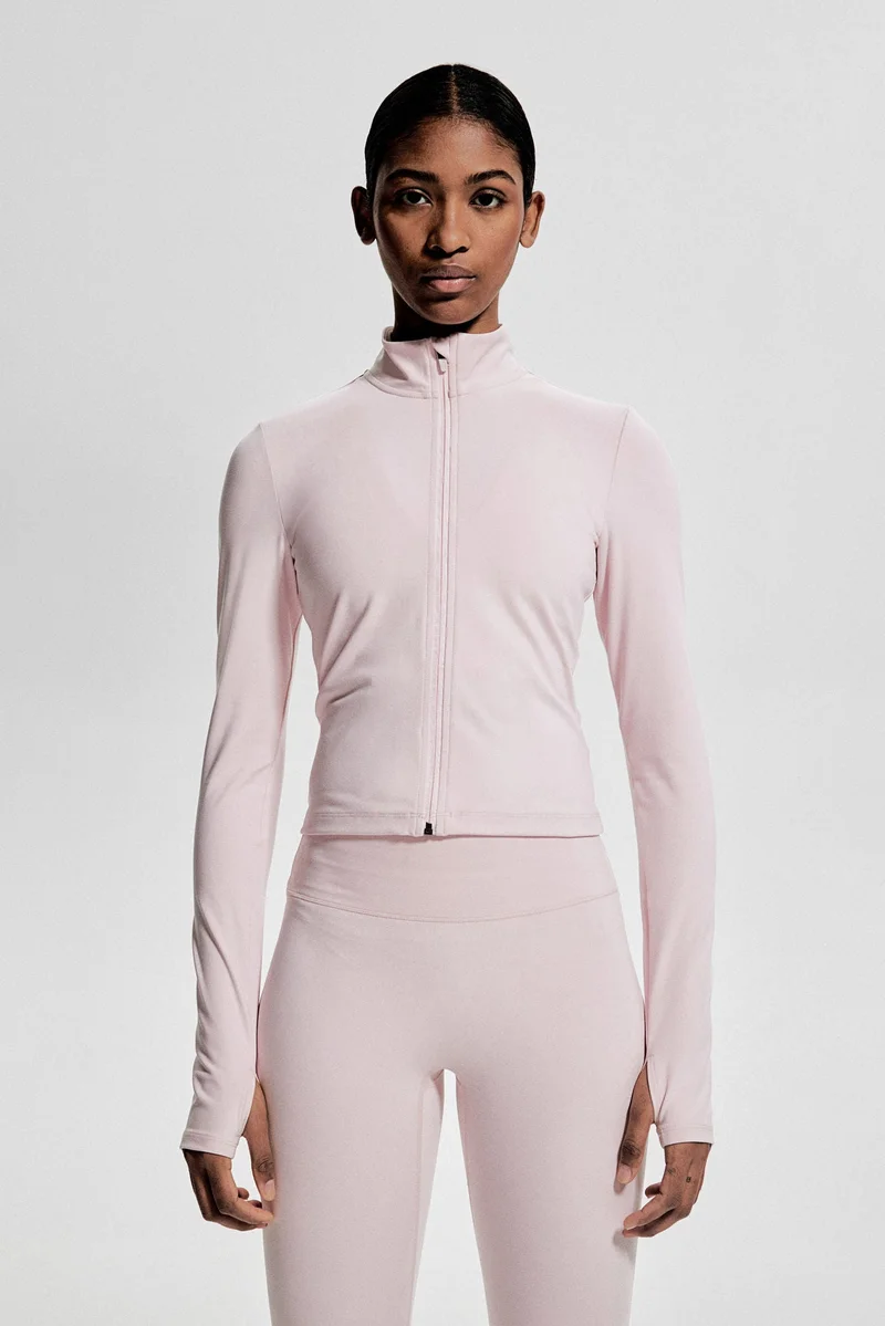 H&M SoftMove™ Zip-through sports jacket