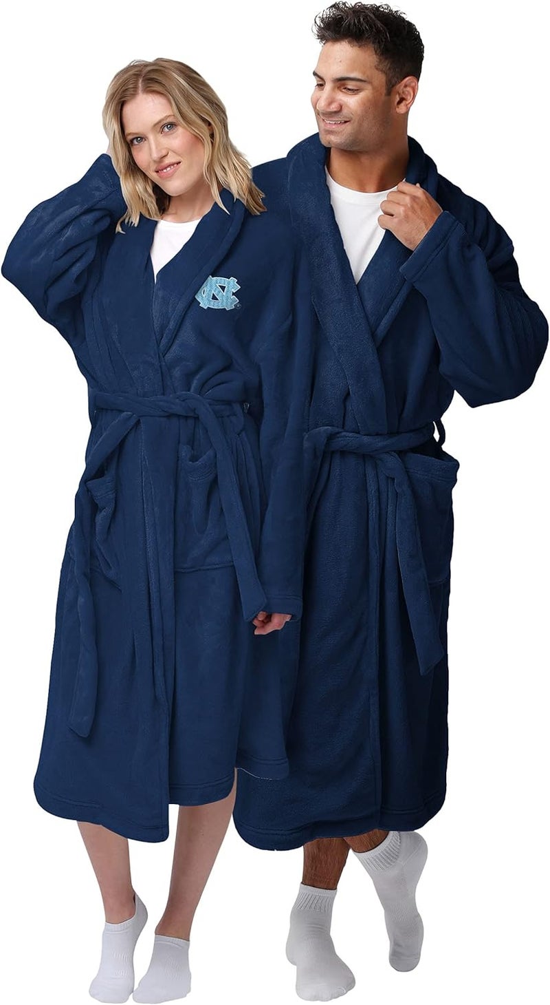 FOCO NCAA unisex-adult Ncaa College Team Logo Soft Lazy Day Robe - Image 1