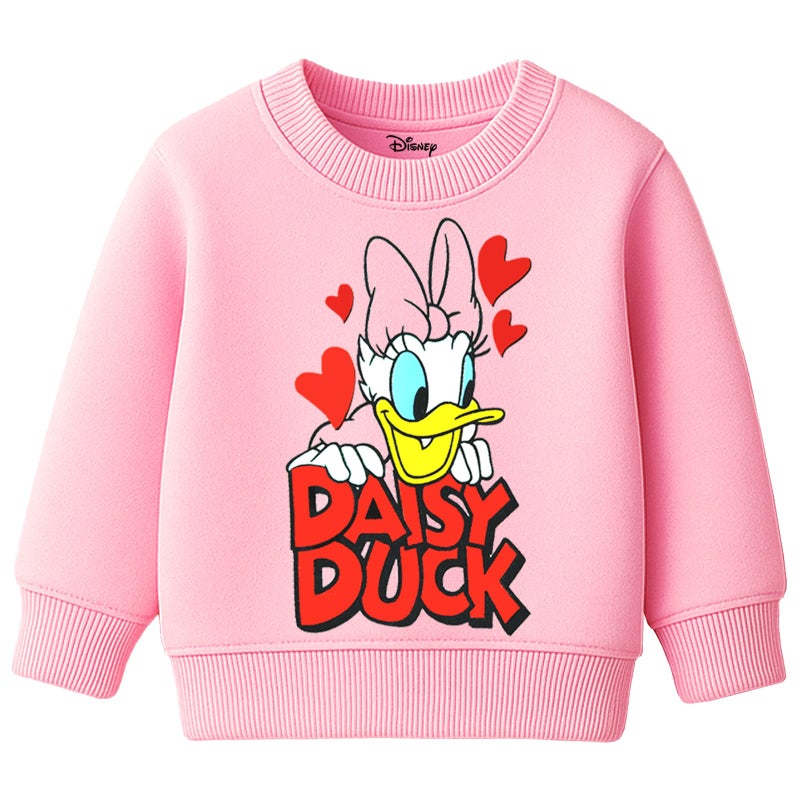 Kuchipoo Girls Regular Fit Winterwear Sweatshirt (© Disney-SWT-349, 13-14 Years, Multi-Colored) - Image 5