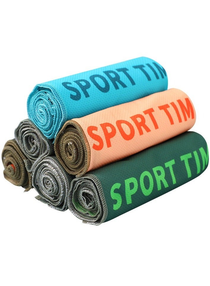Generic Cooling Sport Towel, Cold Technology Fabric Towel, Cold Breathable Towel, Chilly Rags for Neck Sweat Towels for Gym Yoga Golf Tennis, Workout Towel, 100*30CM - Image 2