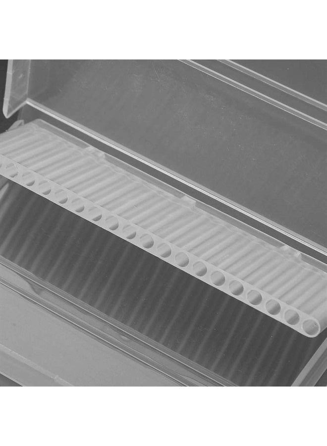 ZJchao Nail Drill Bit Case, 20 Slots Nail Drill Bit Case Holder Manicure Tool Organizer Displayer Stand Nail File Bit Case Holder - Image 5