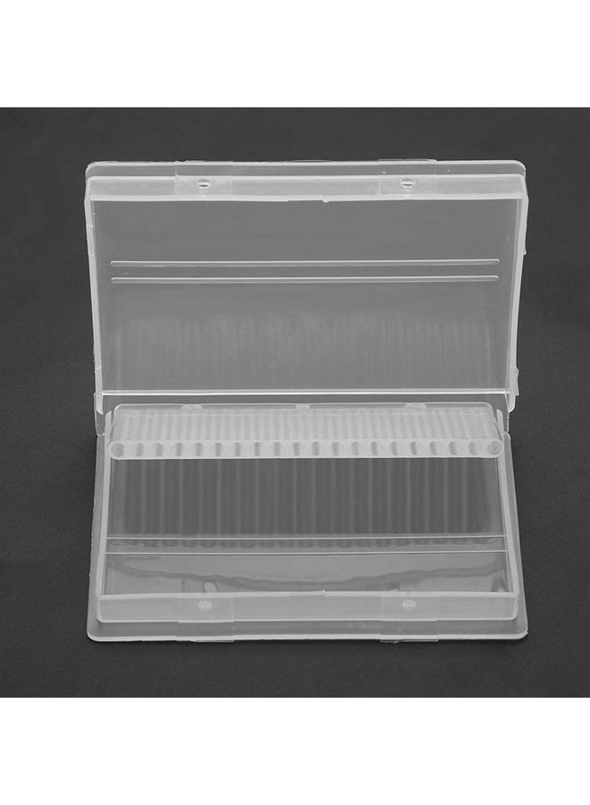 ZJchao Nail Drill Bit Case, 20 Slots Nail Drill Bit Case Holder Manicure Tool Organizer Displayer Stand Nail File Bit Case Holder - Image 4