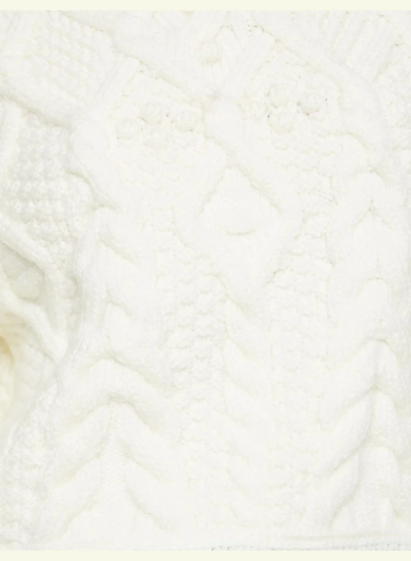 كوتون Tassel Detail Knitted Sweater