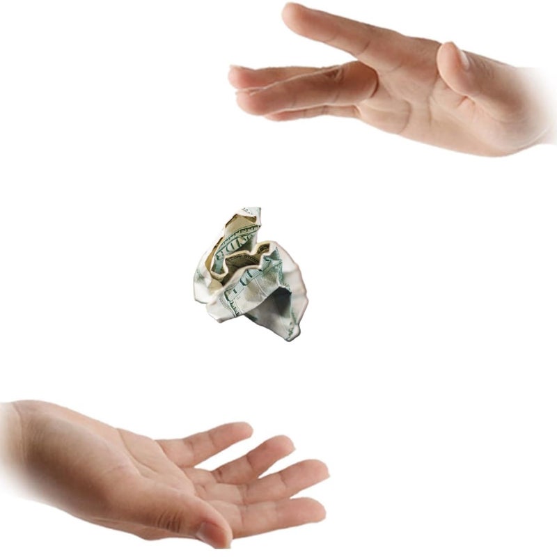 MilesMagic Magician's Super Invisible Thread | 24 Feet 8 ft x 3 reels | for Real Floating, Flying Bills or Any Small Objects Levitating Magic Tricks, Black - Image 1