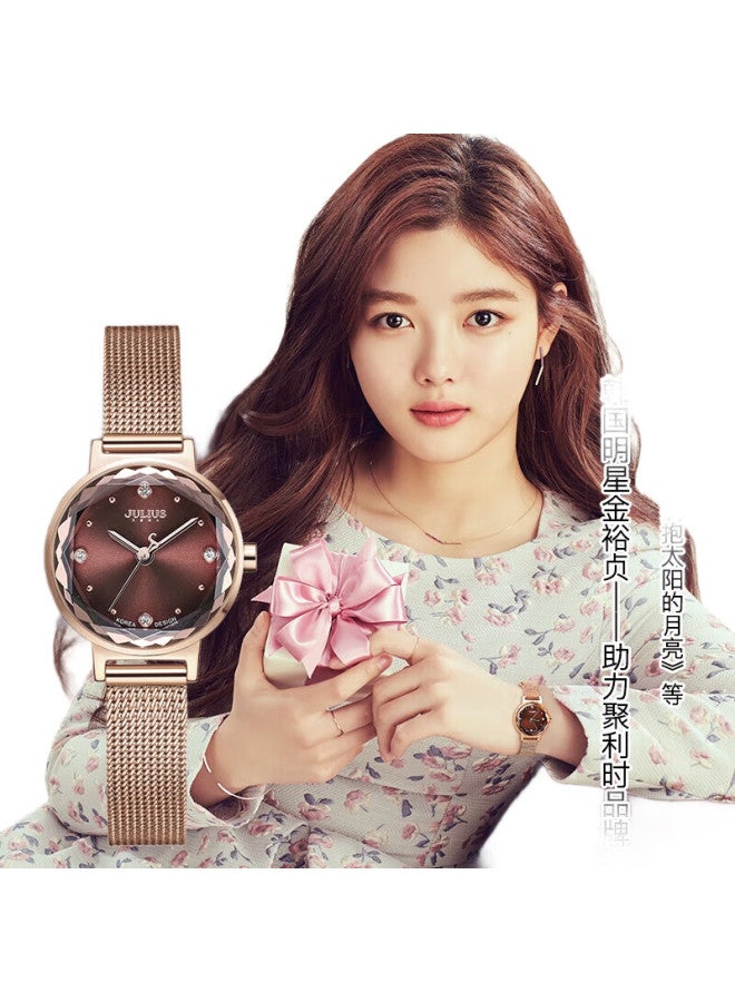 Julius Women'S Watch, Gift For Women'S Day, Present For Wife Or Girlfriend, Fashionable, Compact, Trendy, Student Quartz Waterproof Ladies Watch - Image 1