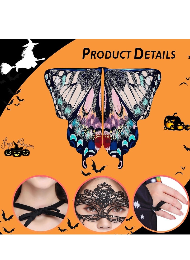 Butterfly Wings Adult Costumes Fairy Wing Cape Womens Shawl Colorful Nymph Pixie Accessory for Cosplay - Image 3