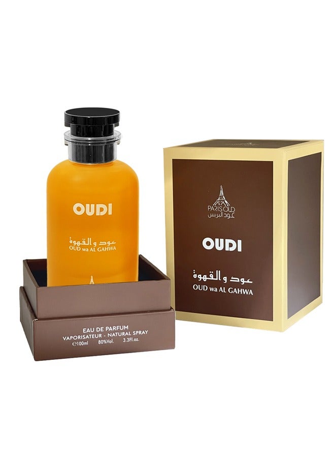 Shaikh Saeed Oud wa Al Gahwa Perfumes for Men 100ml  Arabic EDP Perfume - Image 3