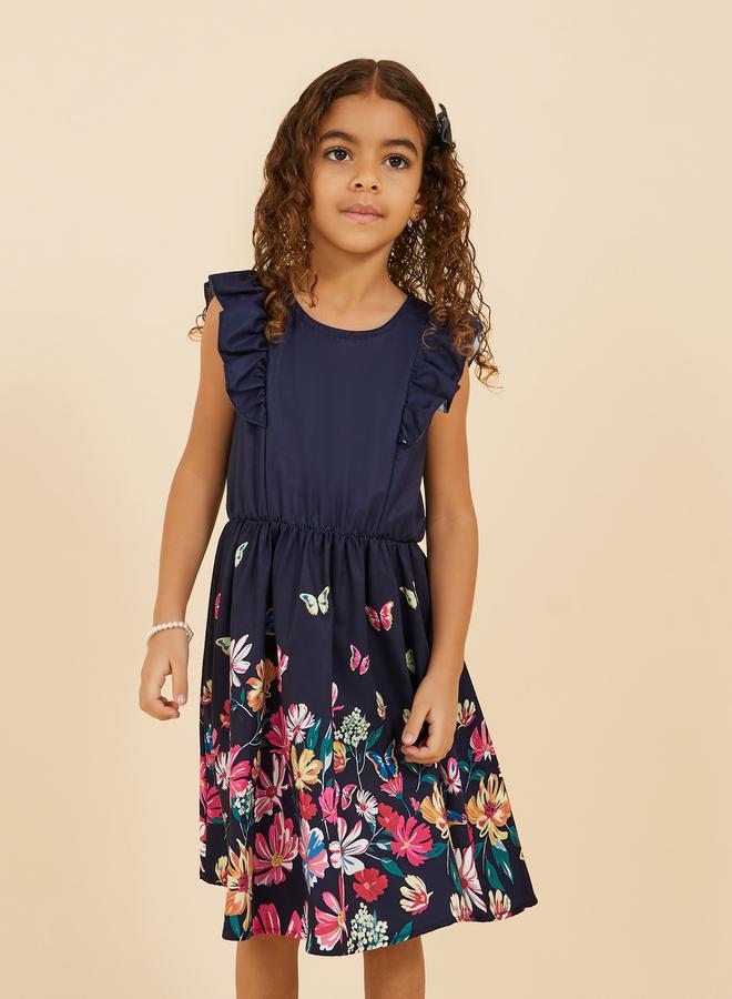 Styli Floral Flared Dress - Image 2