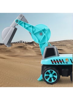 General Children's Excavator 1-6 Years Old With Music, Lights, Can Sit and Slide Construction Vehicle, 360-degree Rotation, Baby Toy Car.  - Image 3