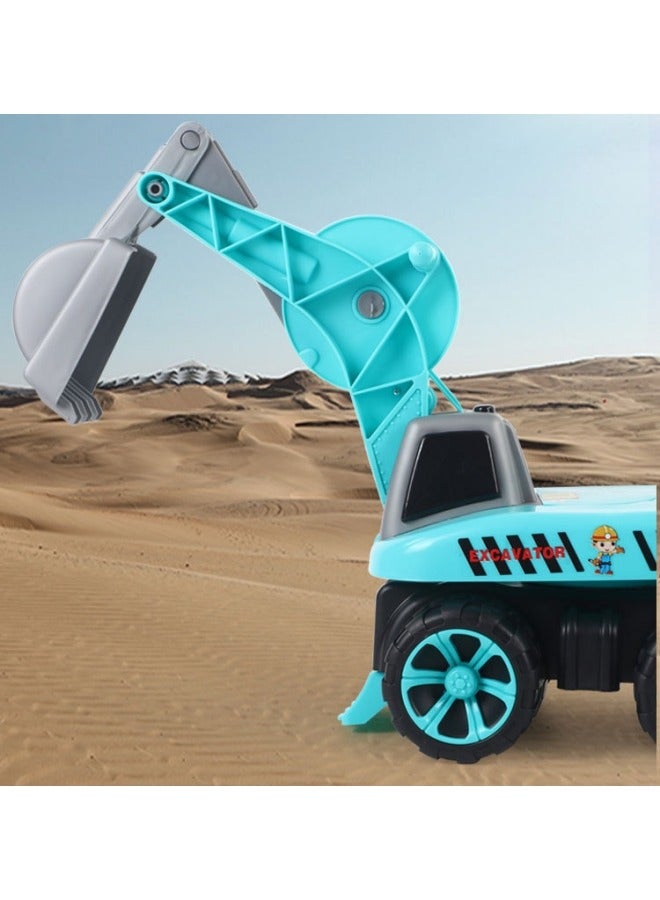 general Children's Excavator 1-6 Years Old With Music, Lights, Can Sit and Slide Construction Vehicle, 360-degree Rotation, Baby Toy Car. - Image 3