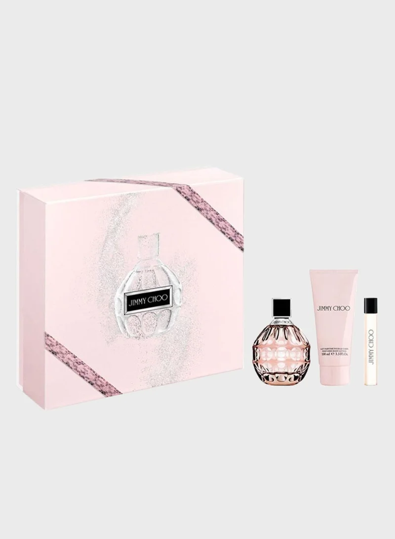 Jimmy Choo Edp Spray 100ml + Edp 7.5ml + Body Lotion 100ml Gift Set