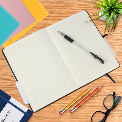 LYDTICK 20 Pack Journals for Writing College Ruled Notebooks Journal in Bulk, Hardcover Notebooks (200Pages) for Note Talking, Lined Bullet Journals for Home School Office, 5.7"x8.4", 5 Colors - Image 5