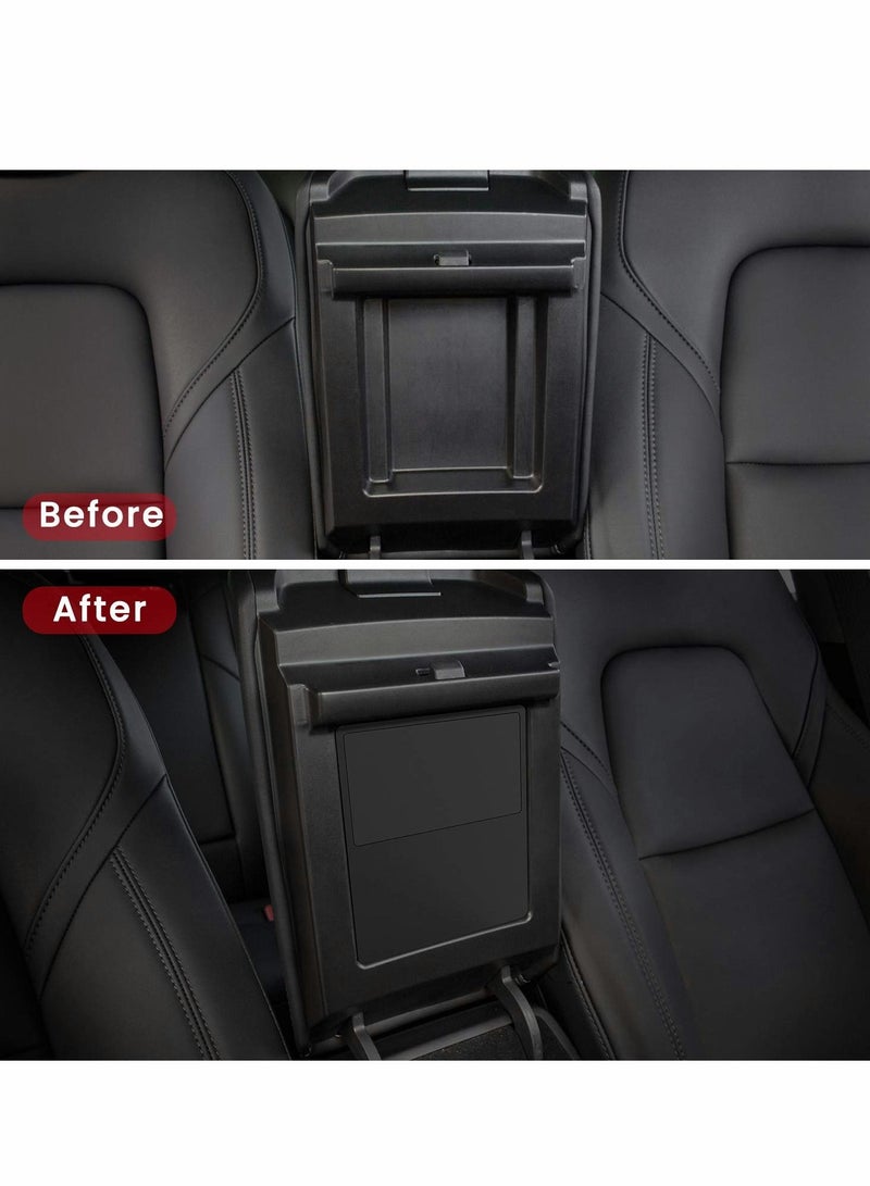 Excefore منظم وحدة التحكم المركزية من Tesla Model 3 Model Y، صندوق تخزين مخفي لمسند الذراع لملحقات Tesla Model 3 Model Y - Image 2