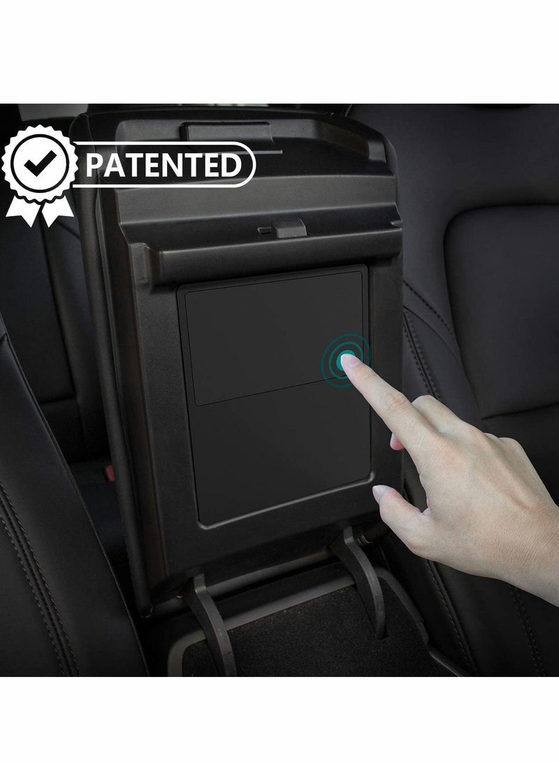 Excefore منظم وحدة التحكم المركزية من Tesla Model 3 Model Y، صندوق تخزين مخفي لمسند الذراع لملحقات Tesla Model 3 Model Y - Image 1