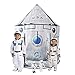LimitlessFunN Space Rocket Ship Pop Up Kids Play Tent Includes Star Lights Carrying Case Children Indoor Castle Playhouse for Boys Toddlers 41 D x 41 W x 53 H - Image 2