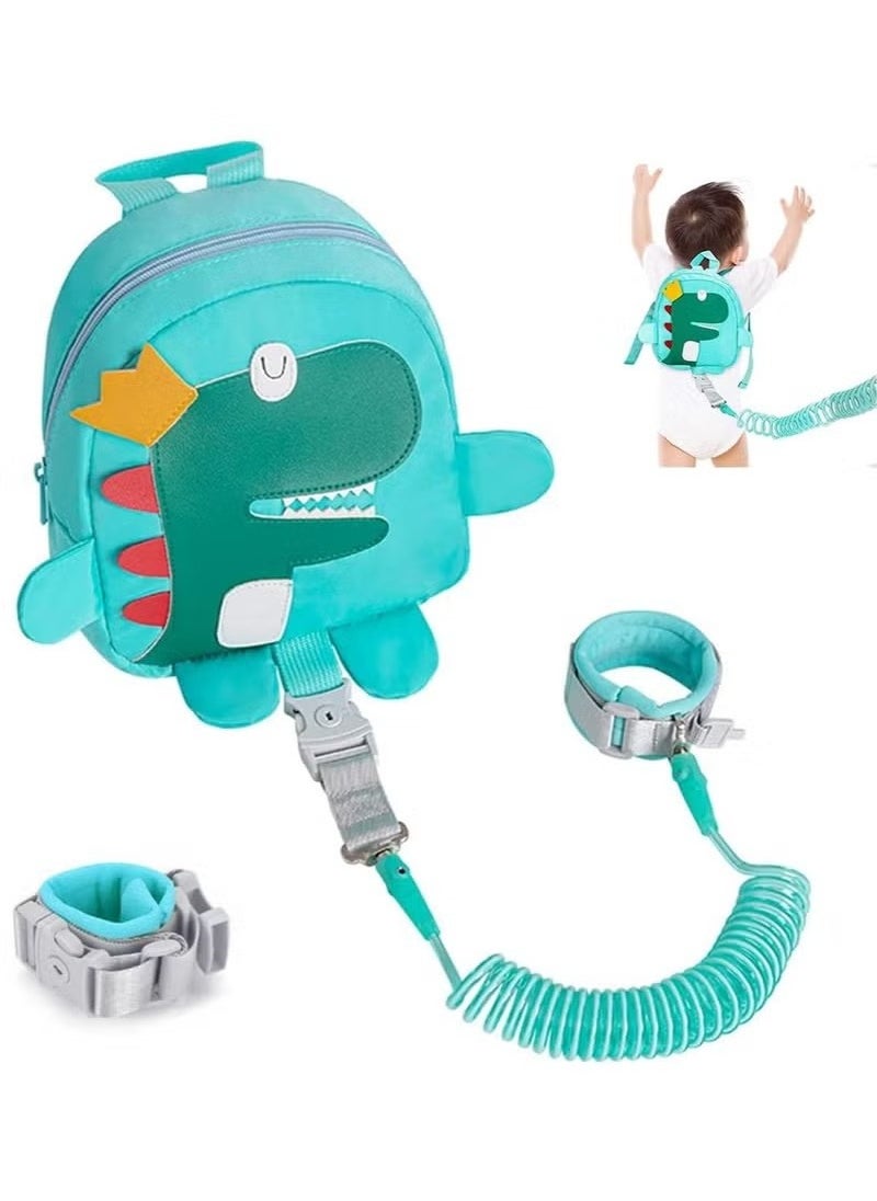Gonice - Baby Walker Harness, Cute Backpack Anti-Lost Rope, Toddler Safety Belt, Anti-Lost Rope Walking Safety Belt with Key Lock, Child Safety Belt, Baby Protection Belt, Length 8.2 feet(Dinosaur) - Image 1