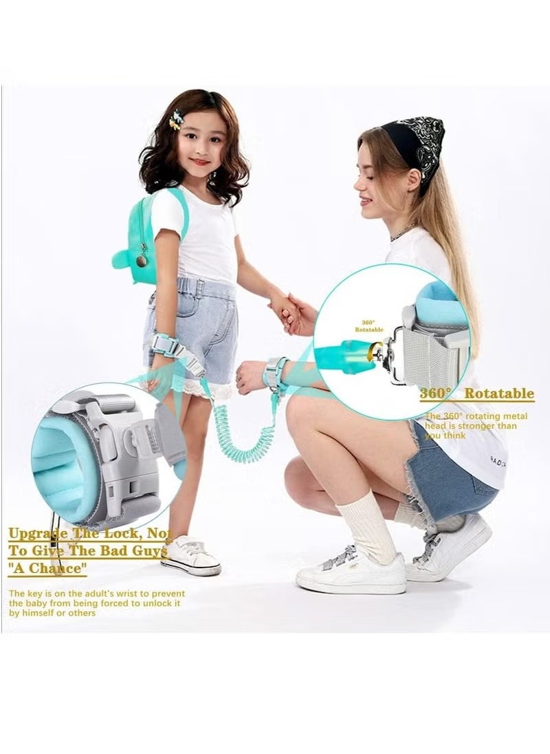 Gonice - Baby Walker Harness, Cute Backpack Anti-Lost Rope, Toddler Safety Belt, Anti-Lost Rope Walking Safety Belt with Key Lock, Child Safety Belt, Baby Protection Belt, Length 8.2 feet(Dinosaur) - Image 1