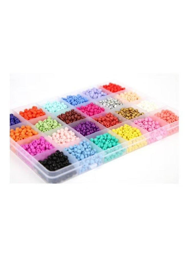 Dreamzon Seed and Alphabet Beads Jewellery Making DIY Bracelet Craft Kit - Image 3