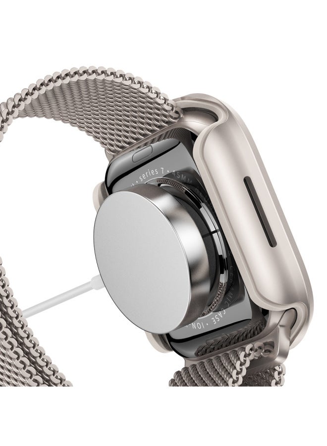 For Apple 7 Generation Watch Tpu Zinc Alloy Protective Case Apple Watch 7 Case Zinc Alloy Protective Case - Image 3