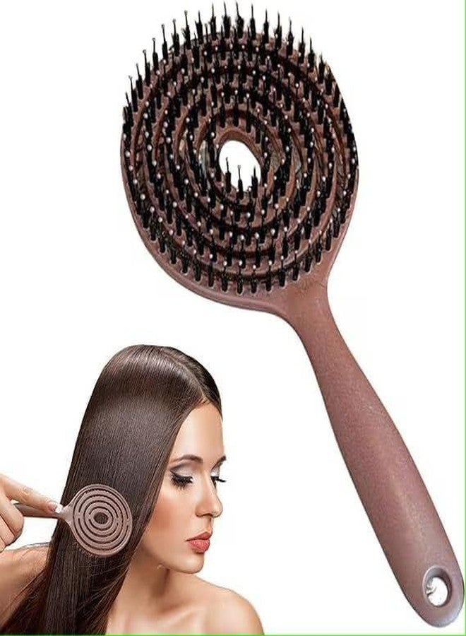 JAMBUVANTI Korean-Style Multicolor Hair Comb & 3D Detangling Brush - All Hair Types - Reduces Tangles and Hair Breakage - Smooth, Frizz-Free Styling for Men, Women - Travel-Friendly, Ergonomic Hair Brush for Wet or Dry Hair - Image 1