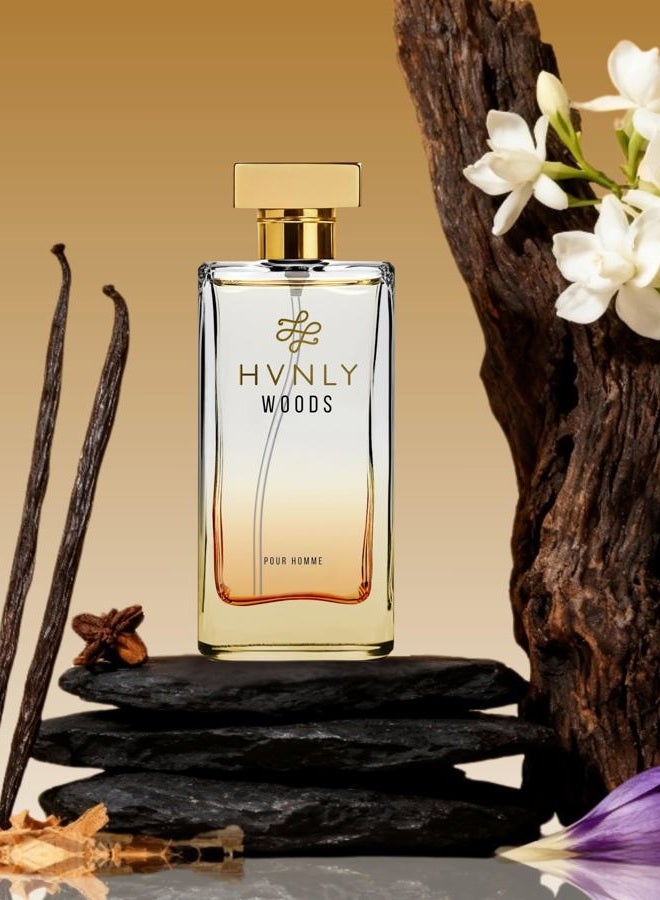 HVNLY Woods Woody Perfume For Men, 30ml - Image 4